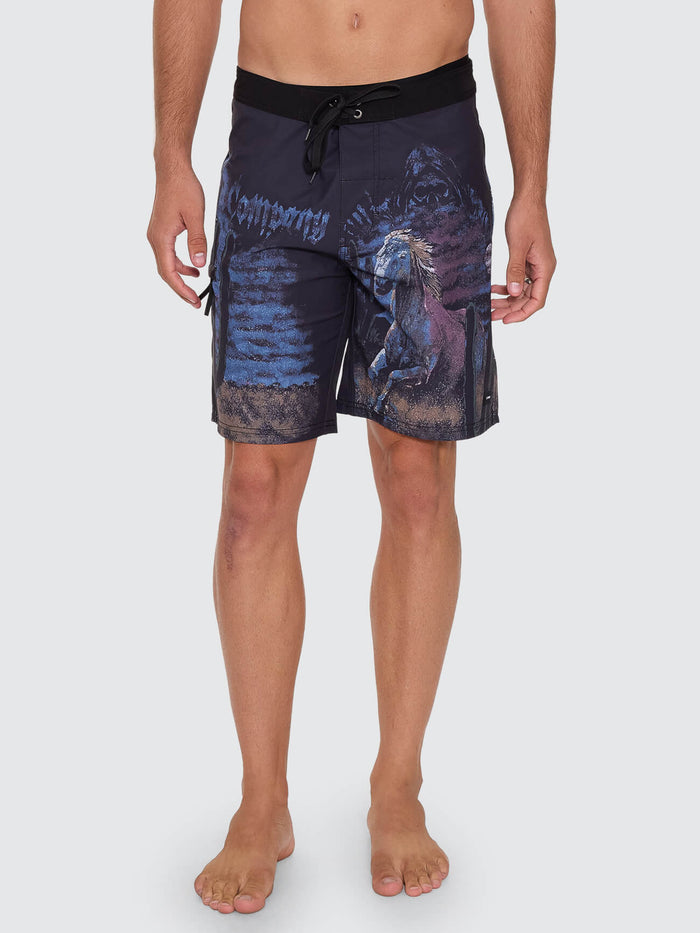 Shadow Runner Boardshort - Black 26