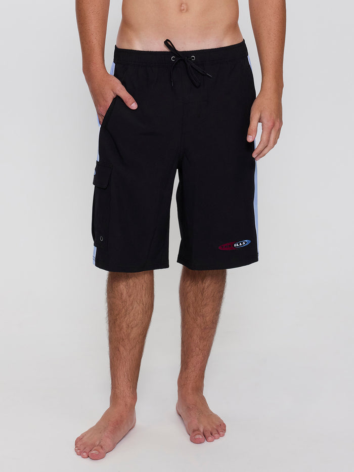 Mad Dogs Big Slacker Elastic Short - Black 26