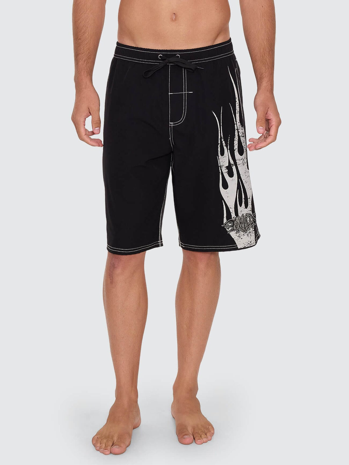 Mind Over Matter Elastic Boardshort - Black 26