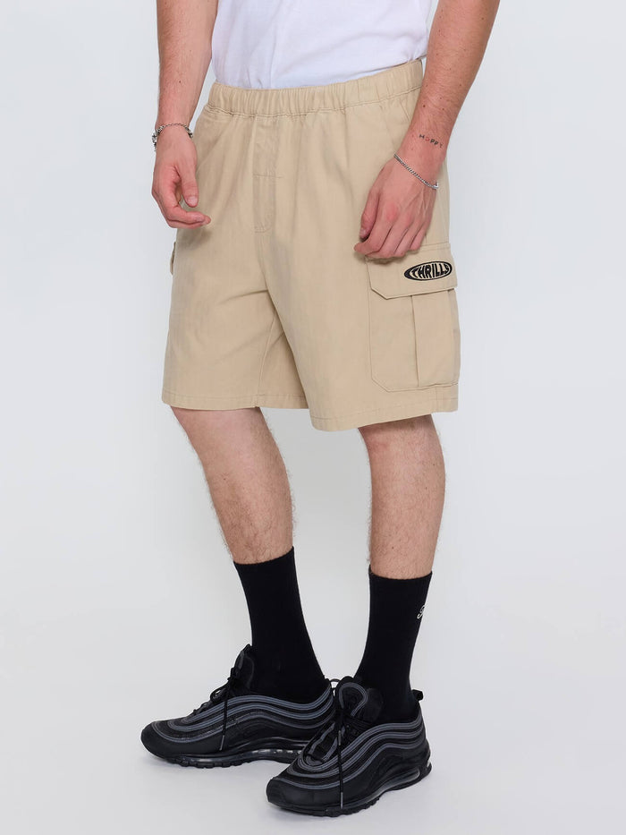 Bueno Elastic Cargo Short - Stone 26