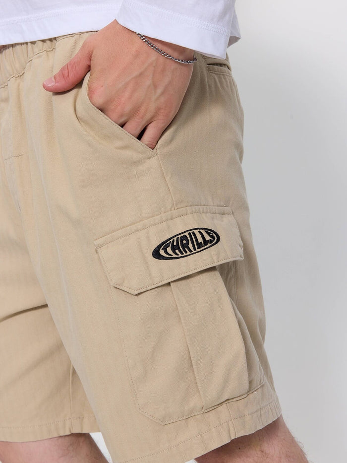 Bueno Elastic Cargo Short - Stone 26
