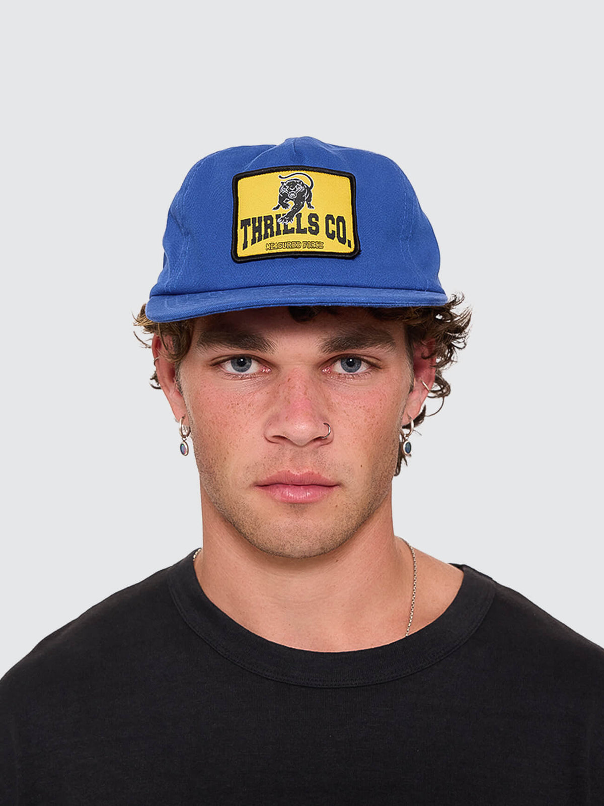 Measured Force 5 Panel Cap - Lapis Blue One Size