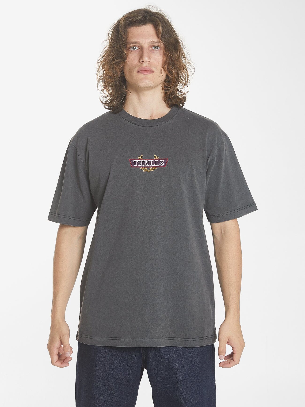 Thrills Adaption to Gravitation Box Fit Oversize Tee Snow White main image 0