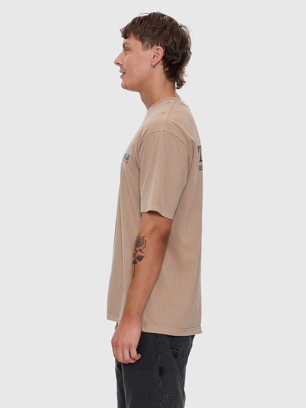 Thrills Workwear Oversize Fit Tee - Sand