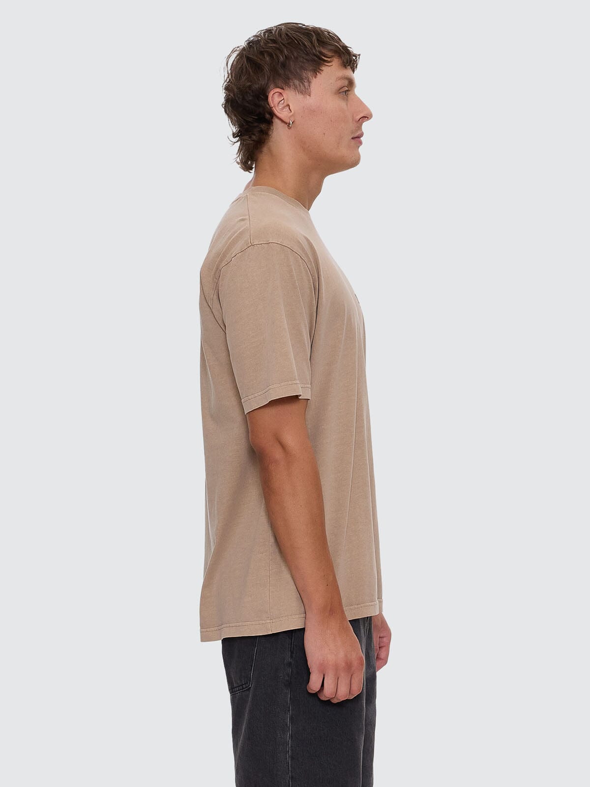 Thrills Workwear Oversize Fit Tee - Sand