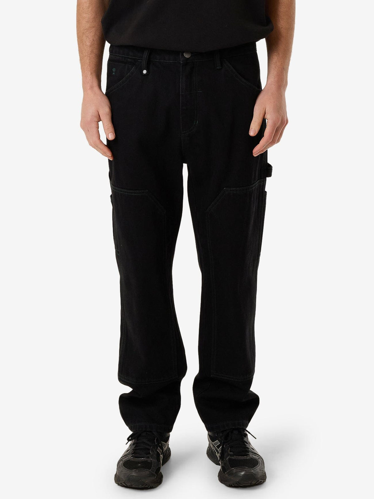 Carpenter Double Knee Pant - Black Rinse | Thrills Co. | Thrills Co