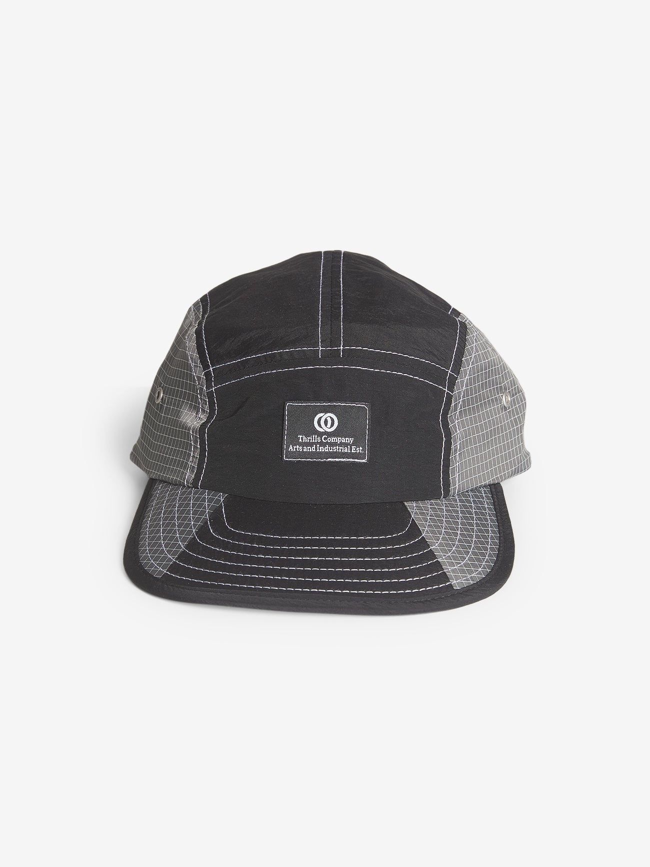 Cortex Curved 5 Panel Cap - Black One Size