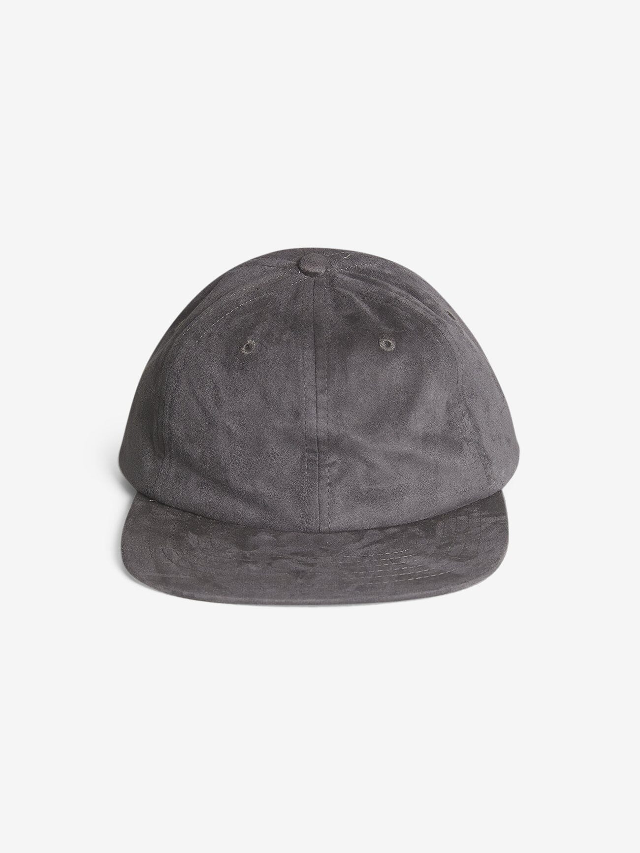 Thrills Suede 6 Panel Cap - Dark Charcoal One Size