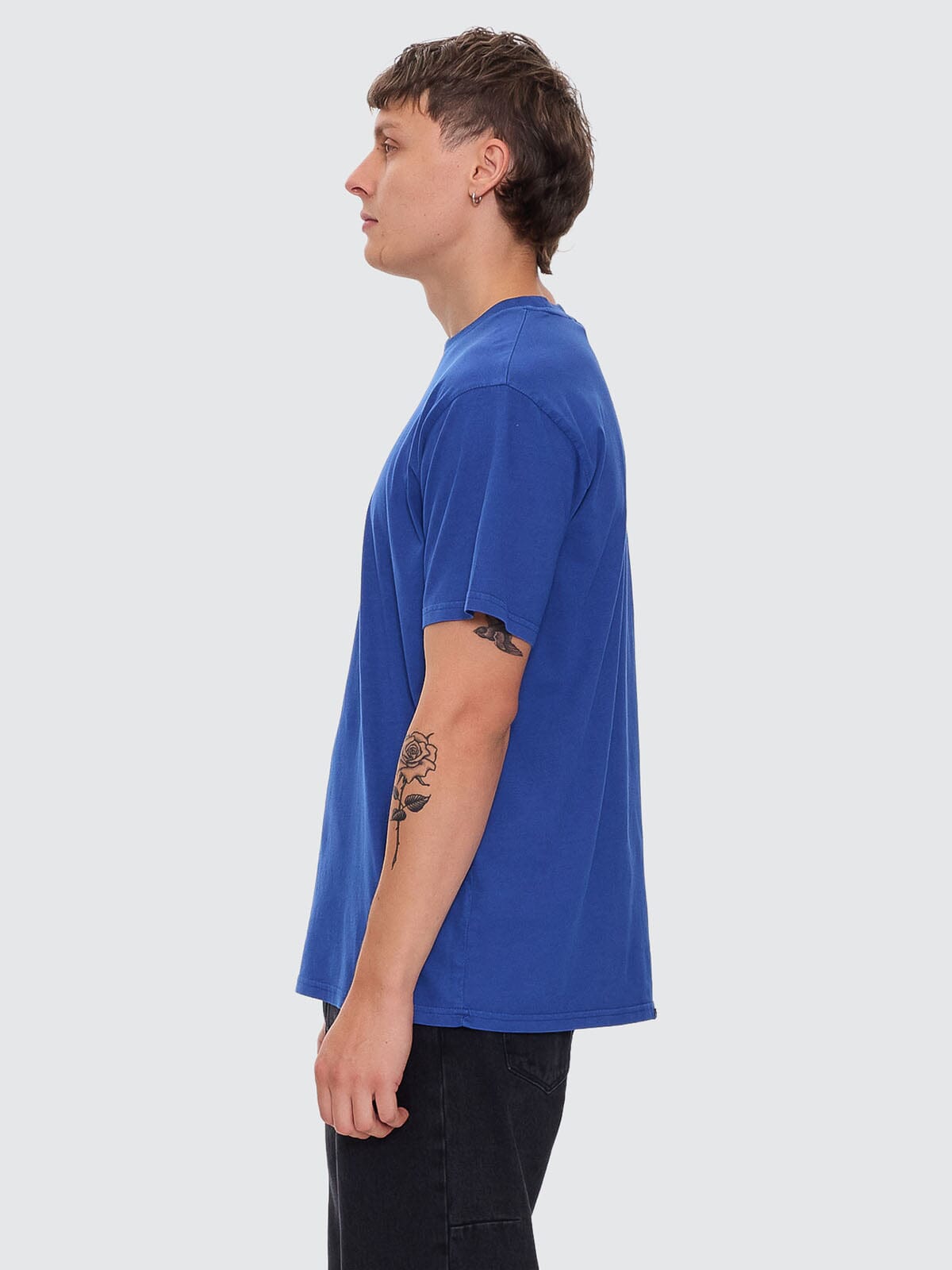 Minimal Thrills Merch Fit Tee - New Royal XS
