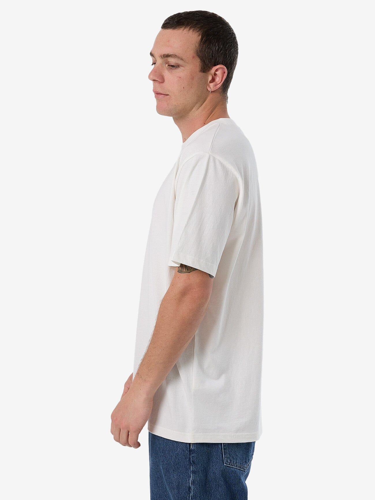 Starpower Merch Fit Tee - Dirty White