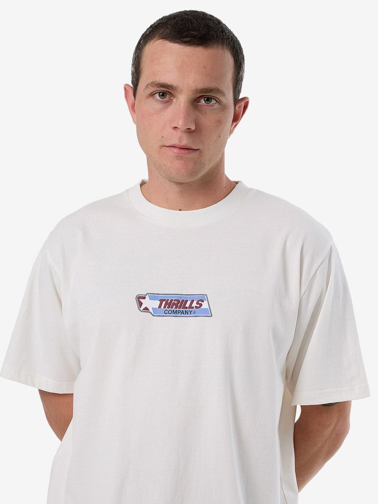Starpower Merch Fit Tee - Dirty White