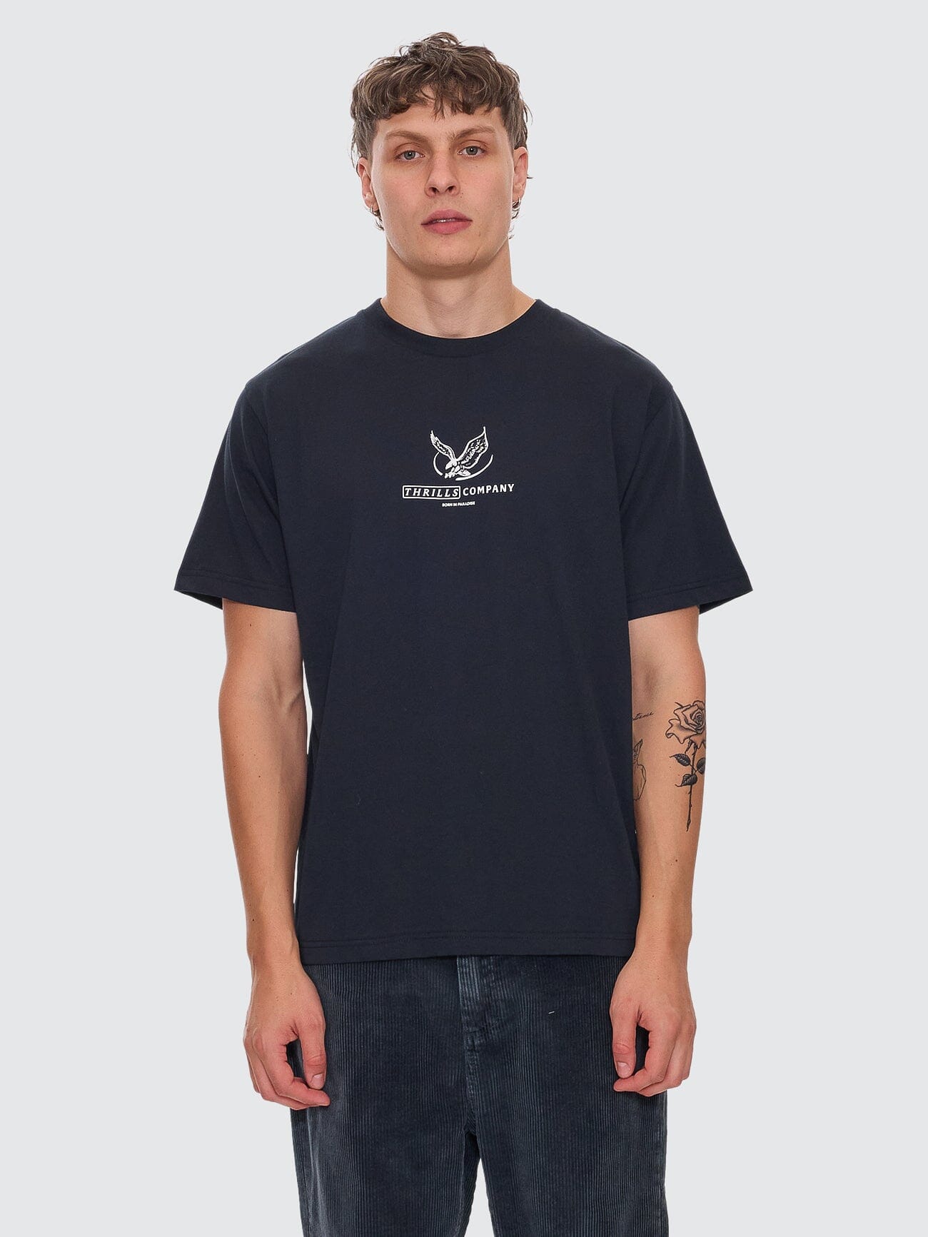 Glory Merch Fit Tee - Washed Black XS