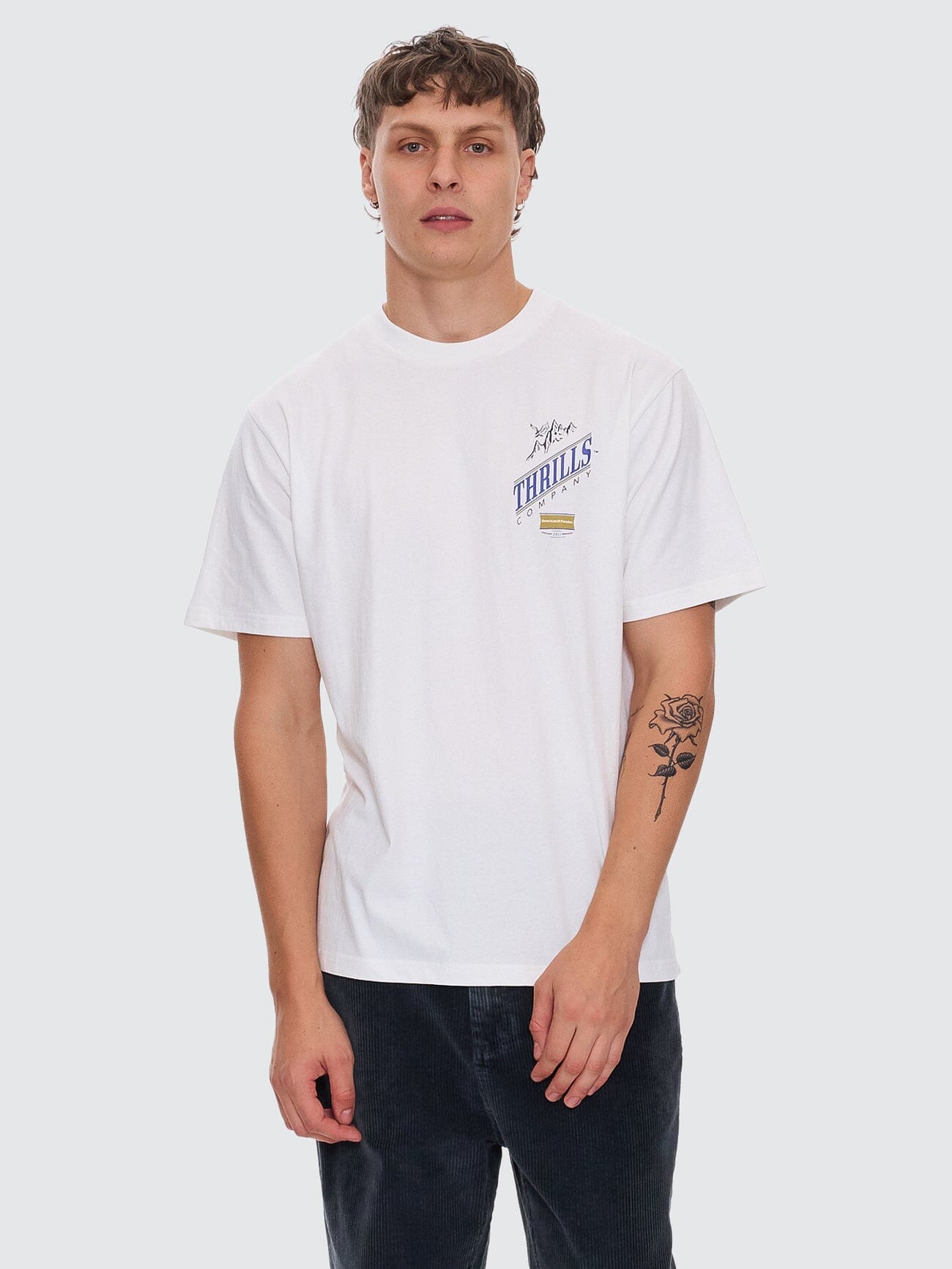When It Hits Your Lips Merch Fit Tee - Dirty White XS