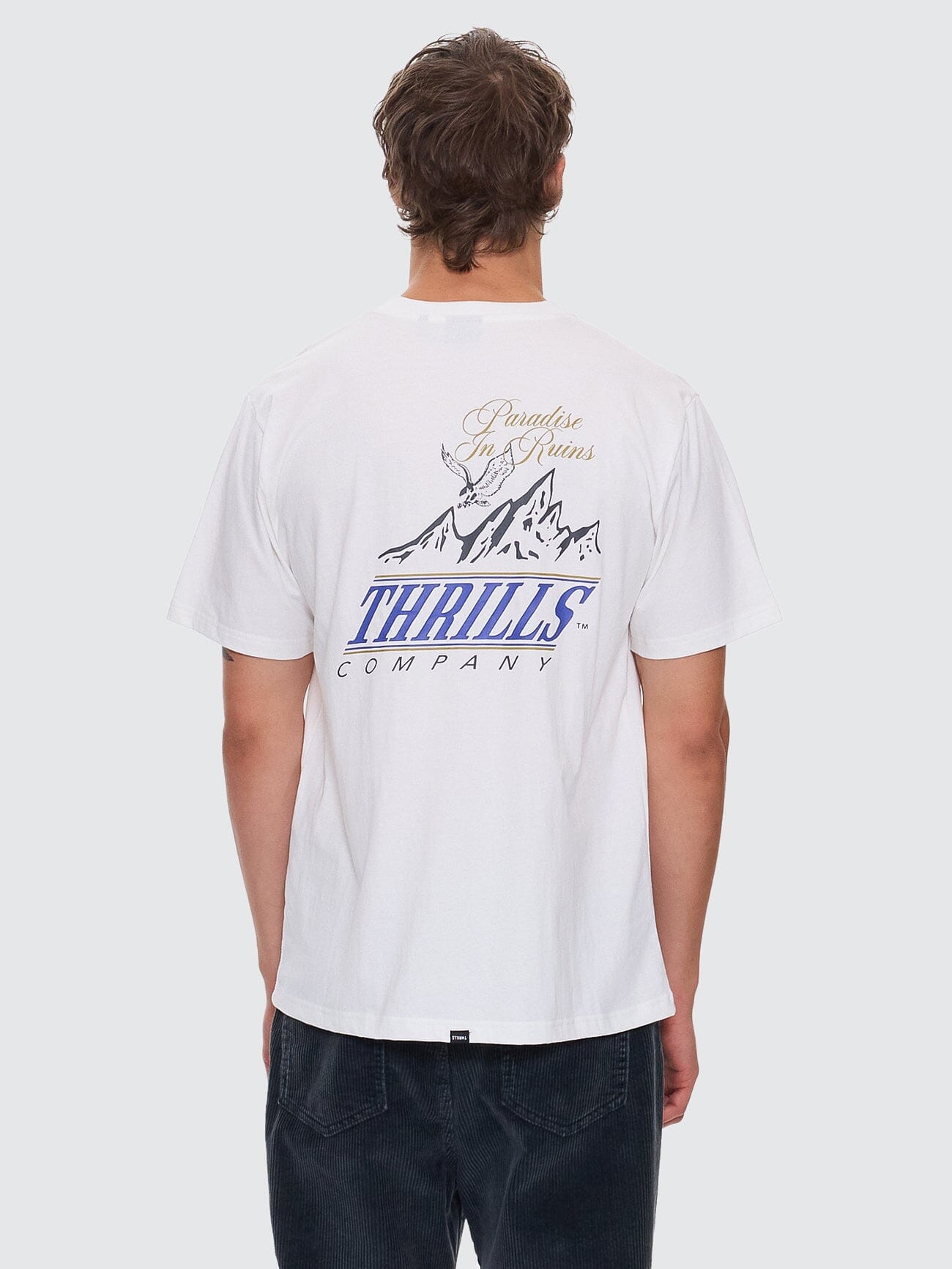 When It Hits Your Lips Merch Fit Tee - Dirty White XS