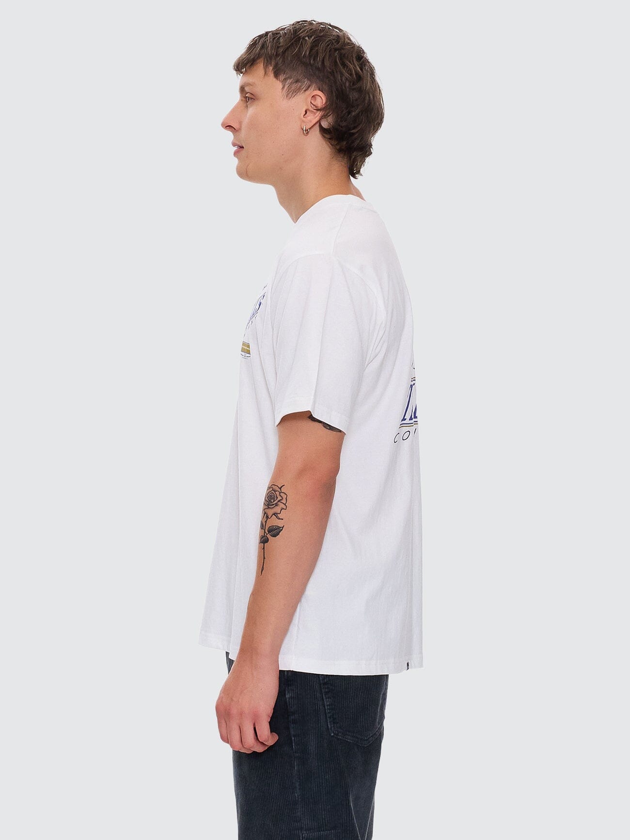 When It Hits Your Lips Merch Fit Tee - Dirty White XS