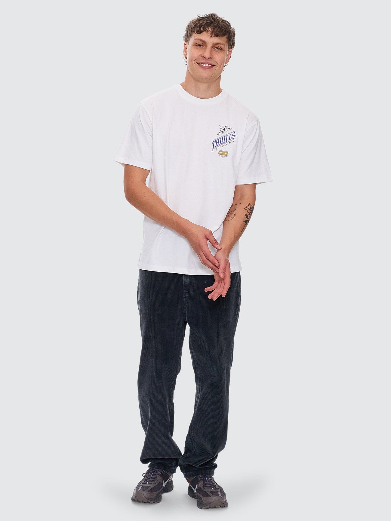When It Hits Your Lips Merch Fit Tee - Dirty White XS