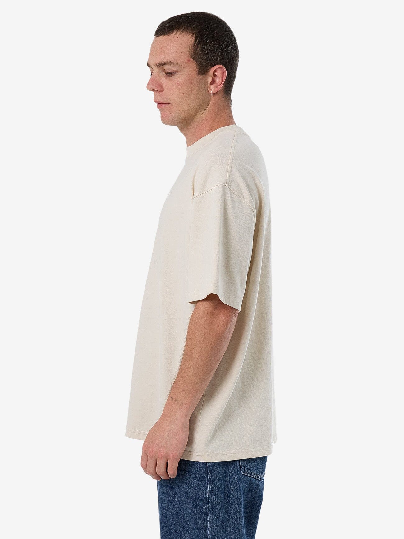 Superior Thrills Box Fit Oversize Tee - Heritage White XS