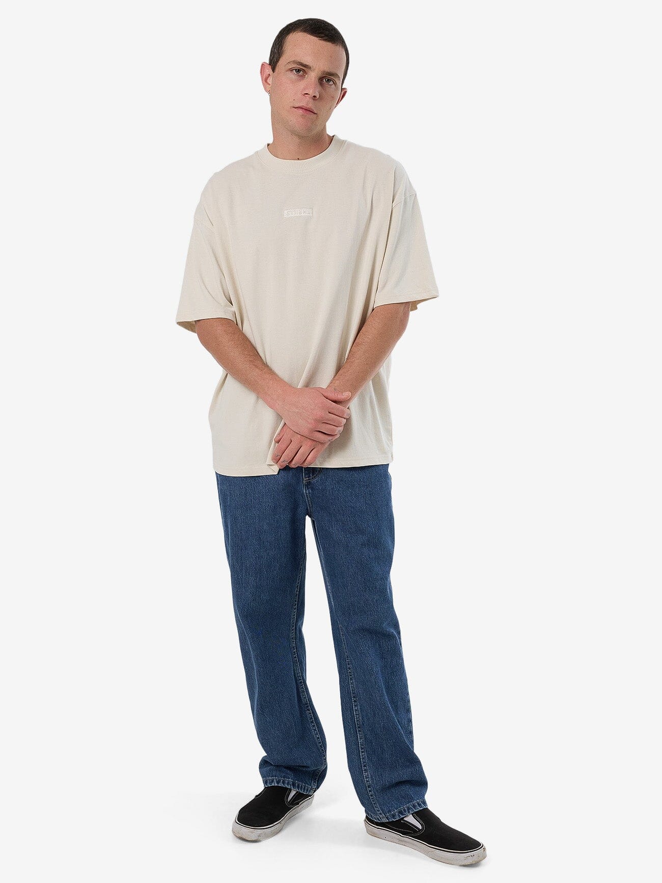 Superior Thrills Box Fit Oversize Tee - Heritage White XS
