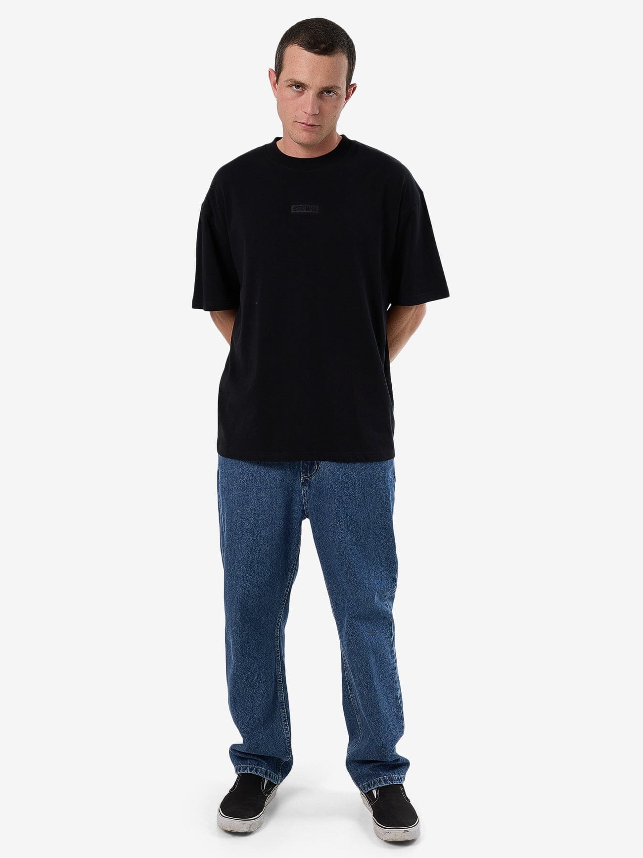 Superior Thrills Box Fit Oversize Tee - Black XS