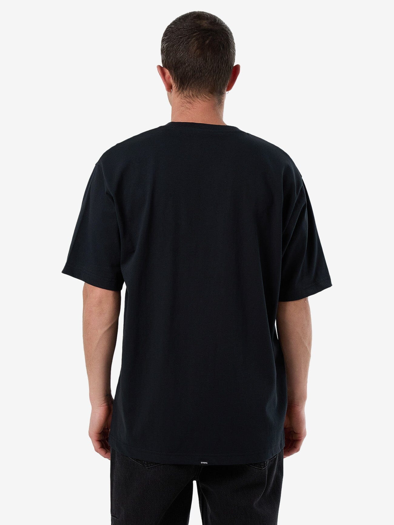 Fortune Favors Embro Oversize Fit Tee - Washed Black XS