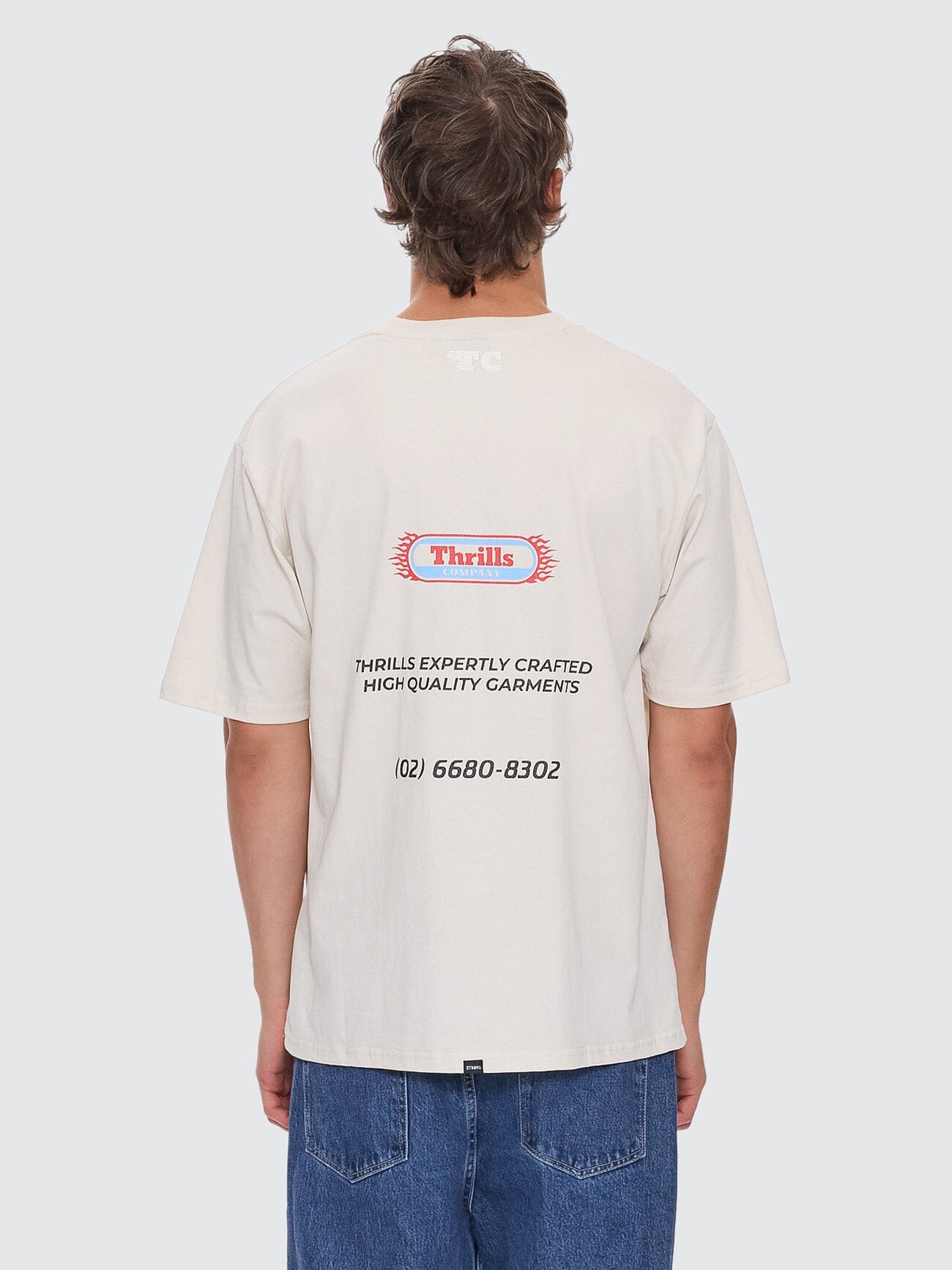 Beginning Anarchy Oversize Fit Tee - Heritage White XS