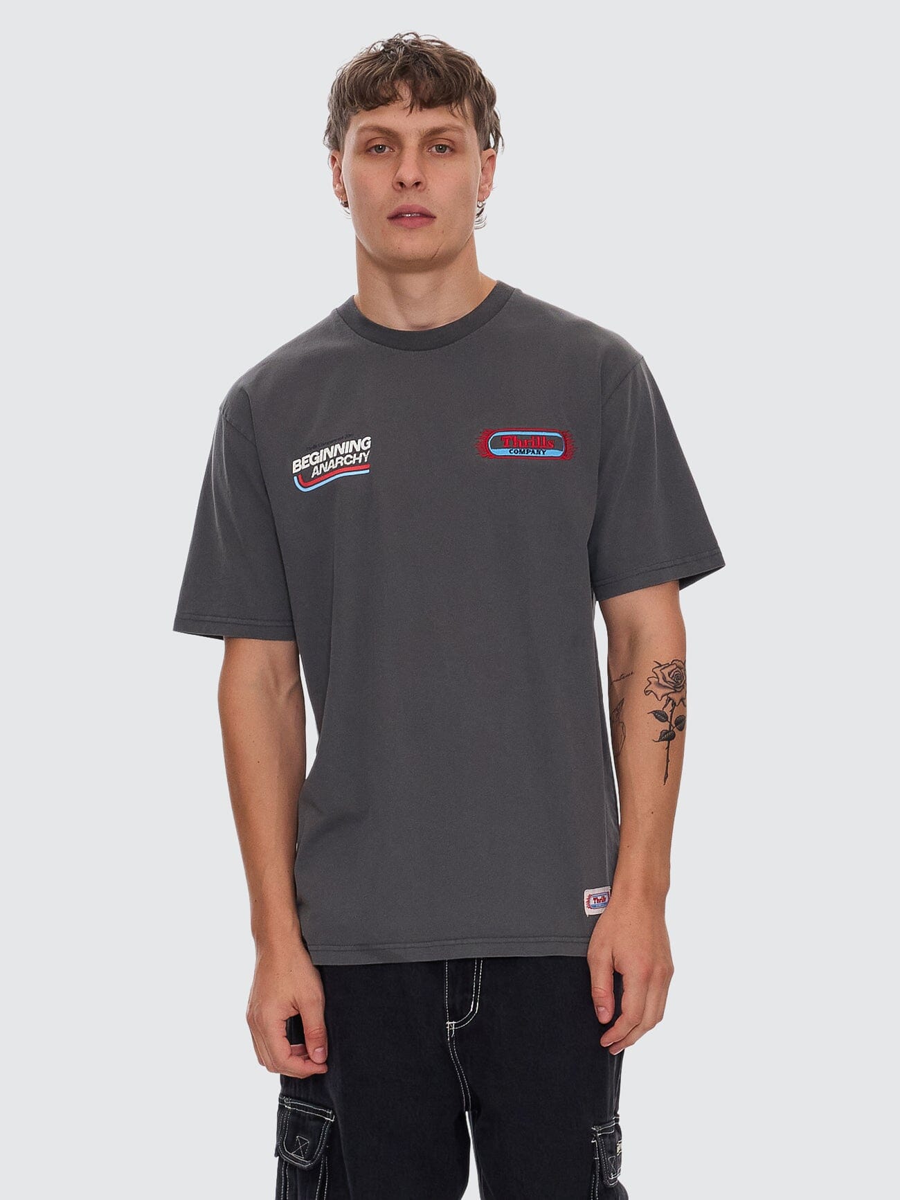Beginning Anarchy Oversize Fit Tee - Merch Black XS
