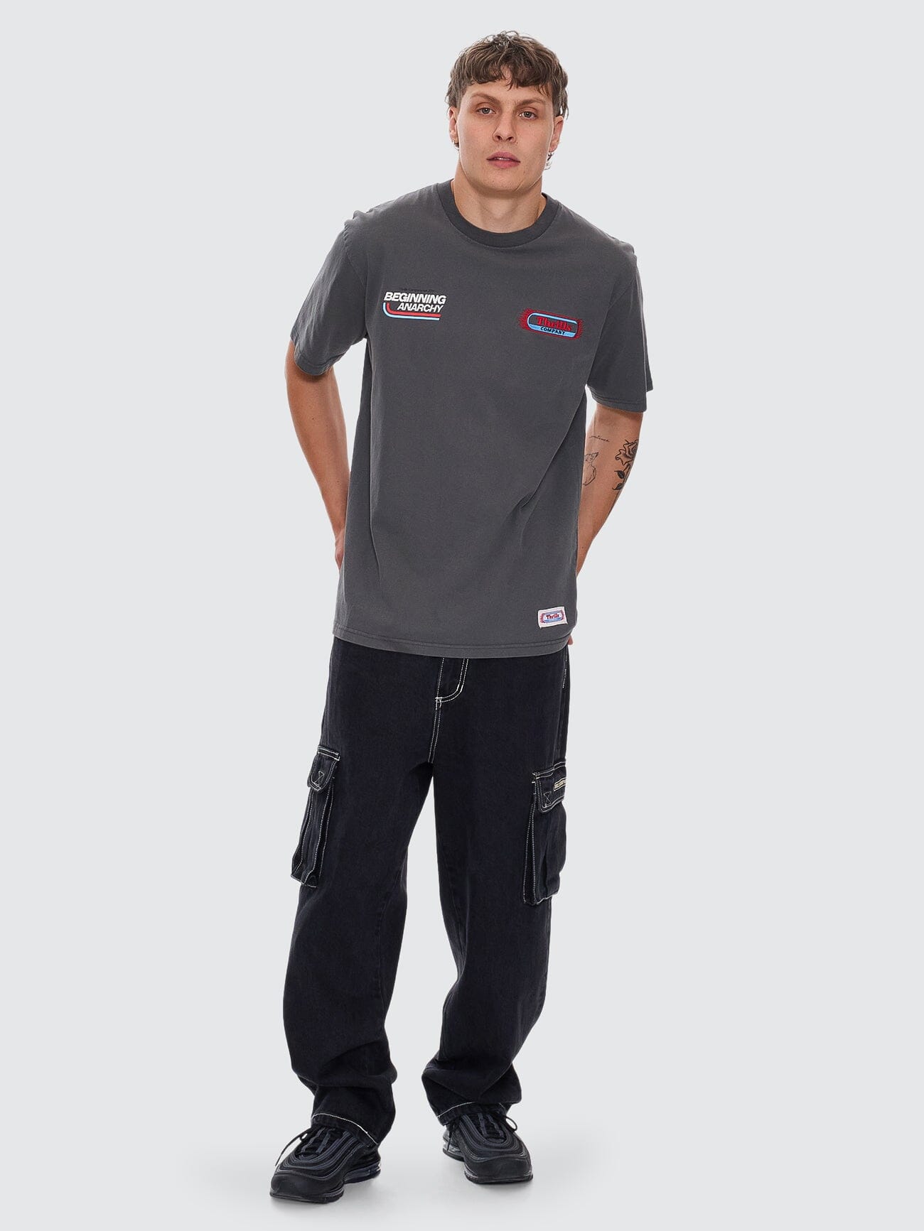 Beginning Anarchy Oversize Fit Tee - Merch Black XS