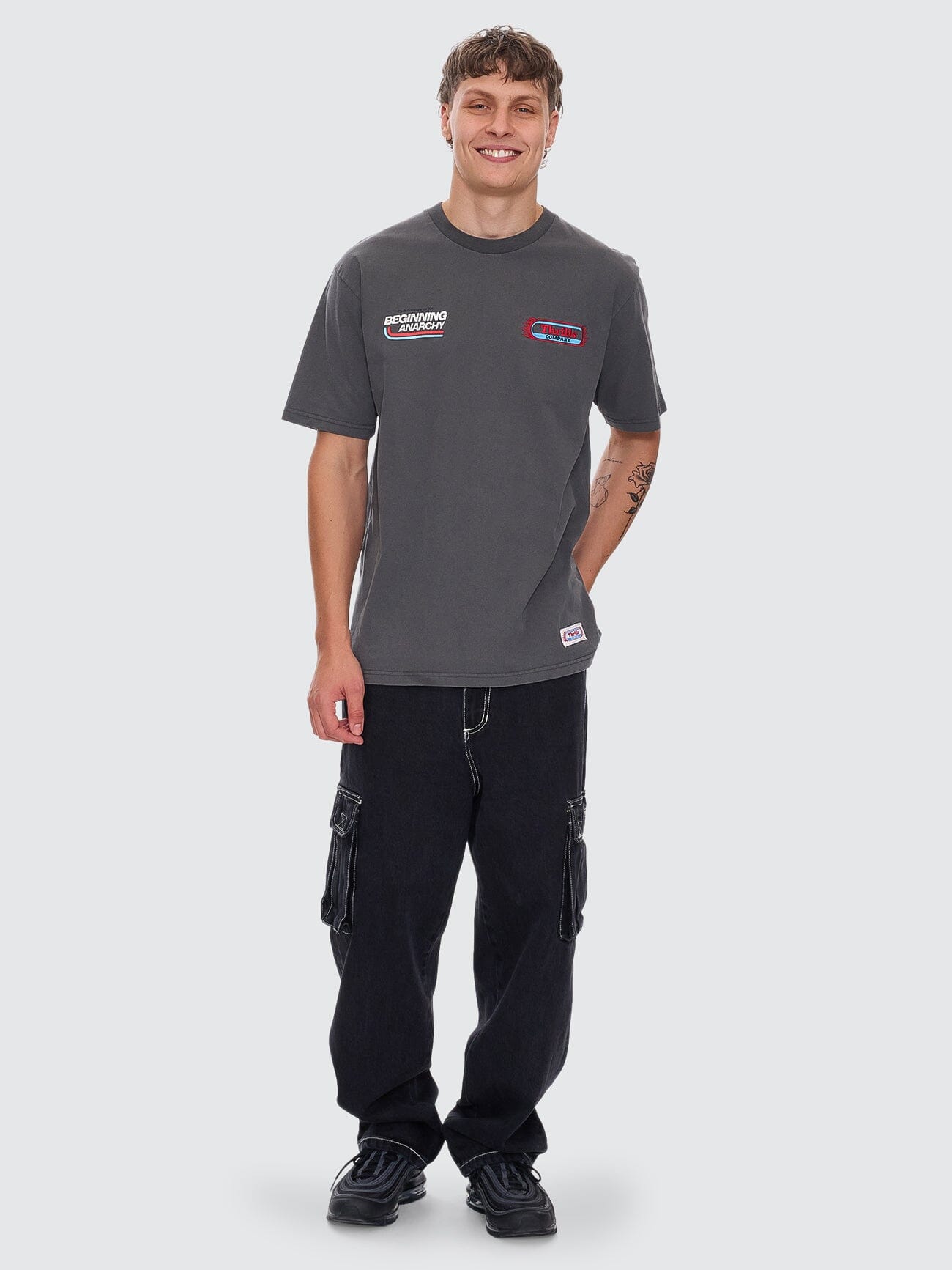 Beginning Anarchy Oversize Fit Tee - Merch Black XS