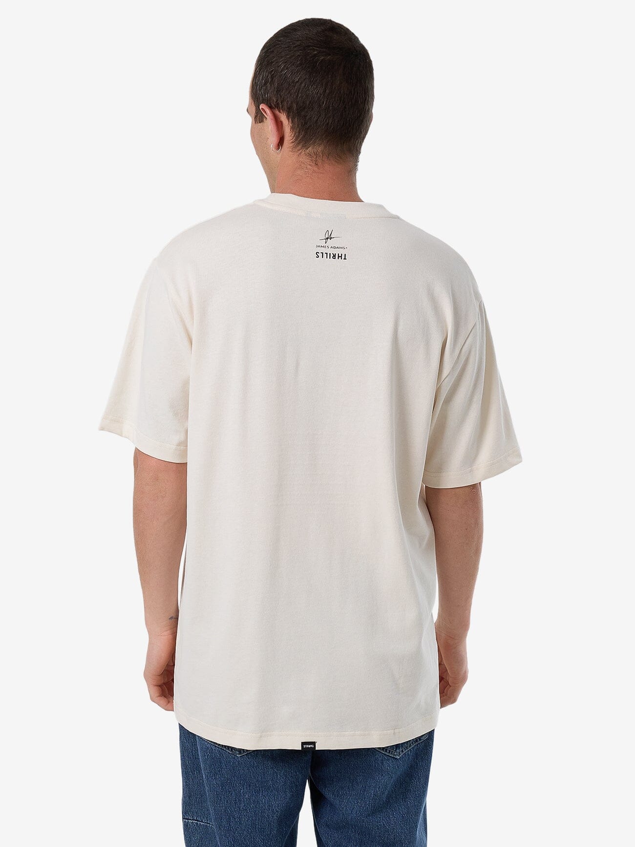 Sunday'S Lure Oversize Fit Tee - Heritage White
