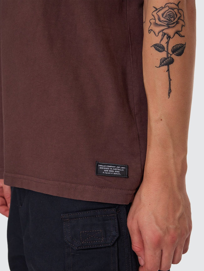 Thrills Military Oversize Fit Tee - Java XS