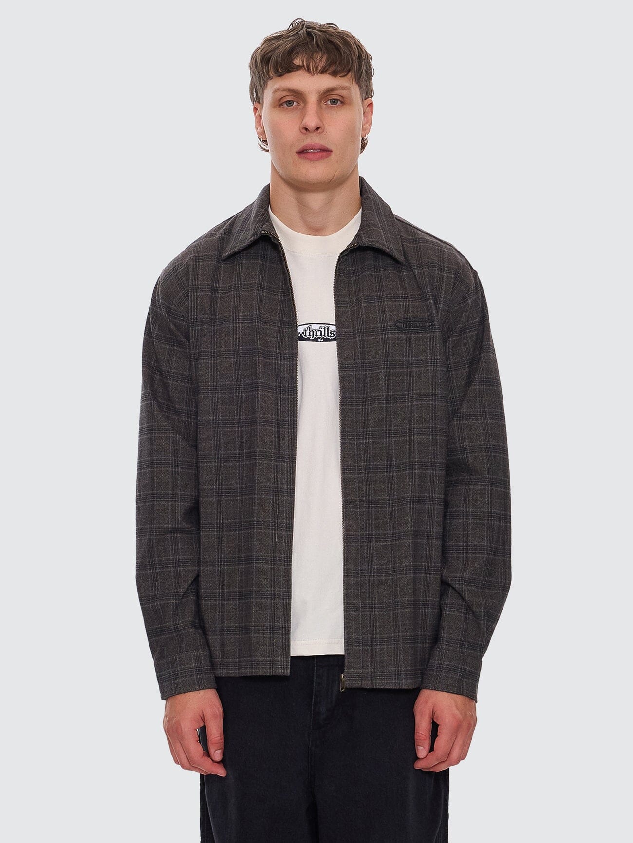 Jacob Long Sleeve Zip Jacket - Black XS