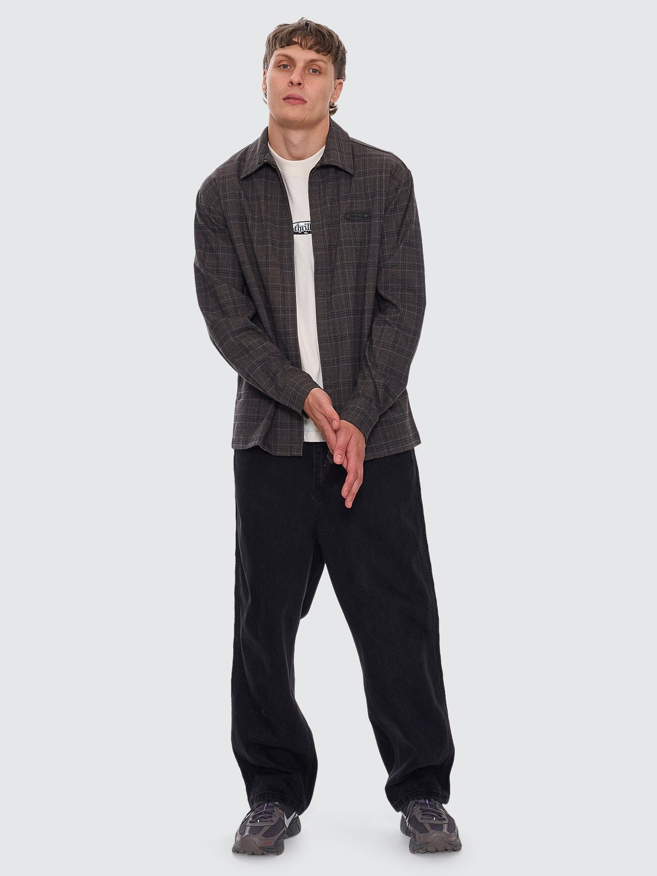 Jacob Long Sleeve Zip Jacket - Black XS