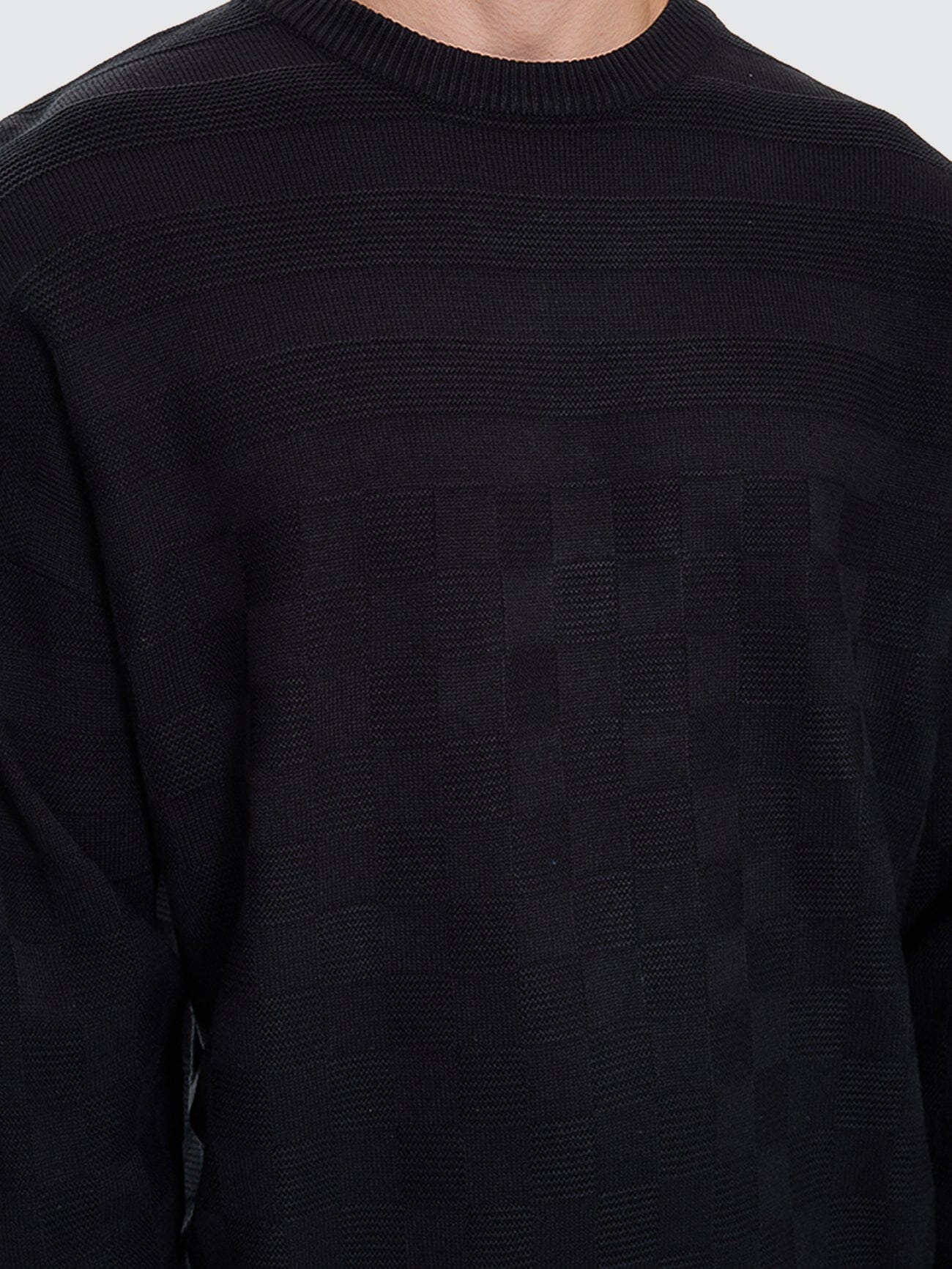Lifted Spirits Crew Knit - Black XS
