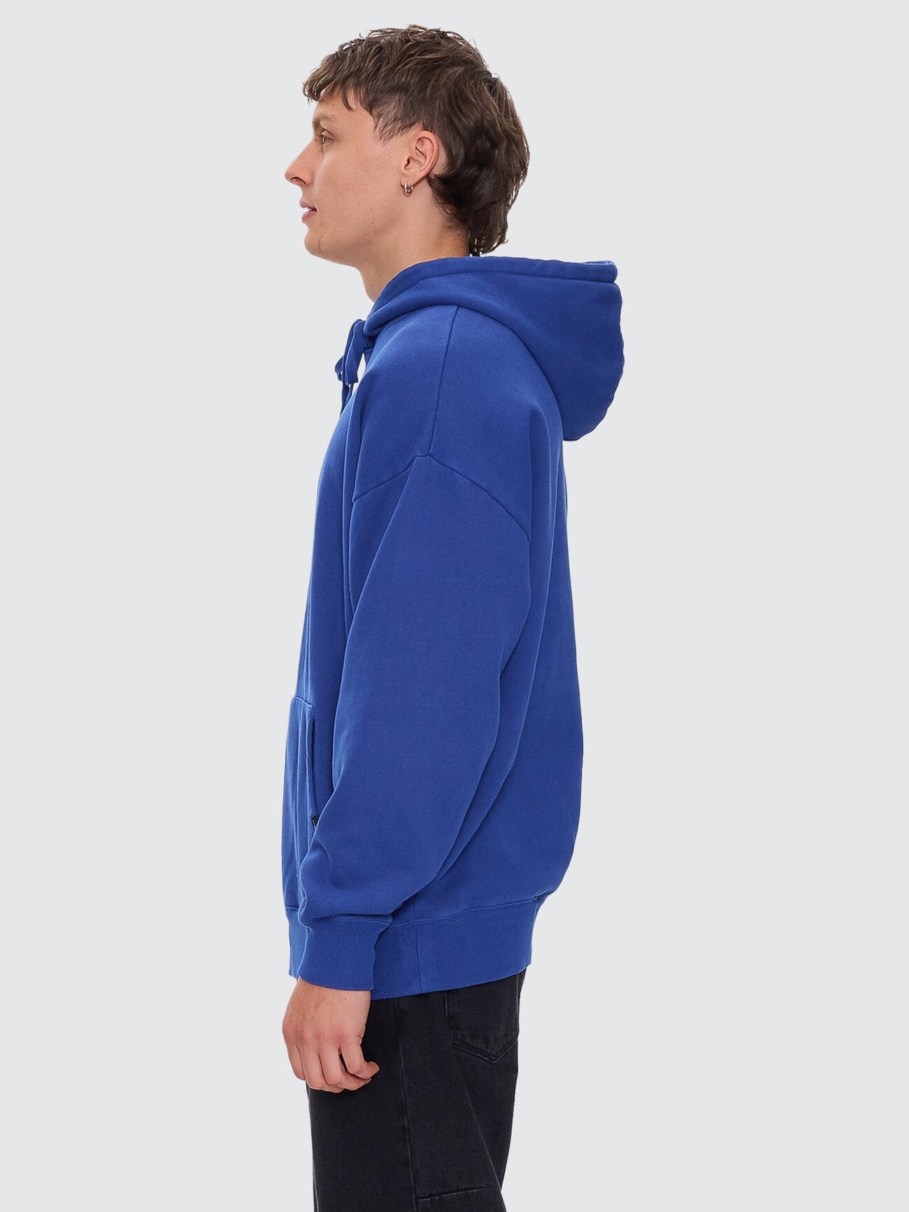 Minimal Thrills Slouch Pull On Hood - New Royal XS