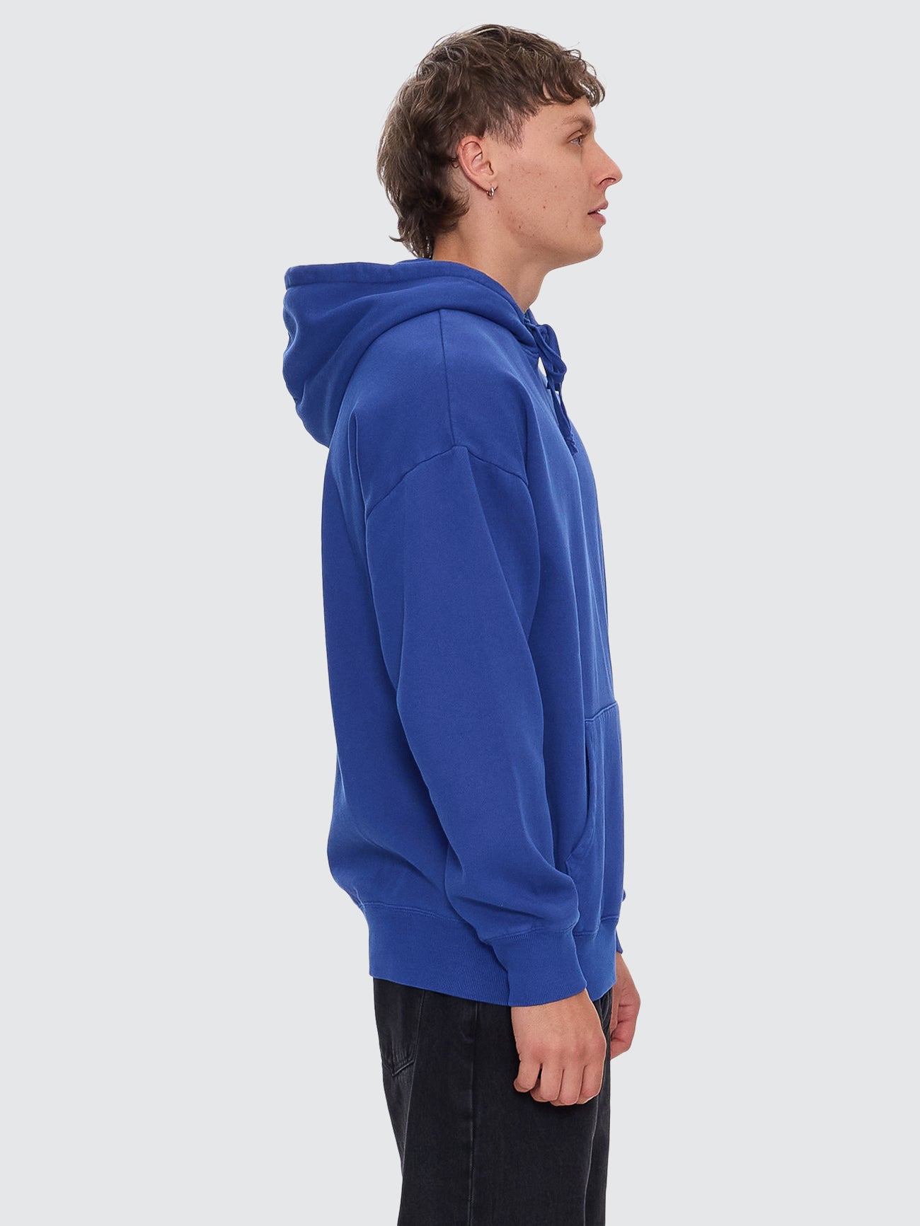 Minimal Thrills Slouch Pull On Hood - New Royal XS