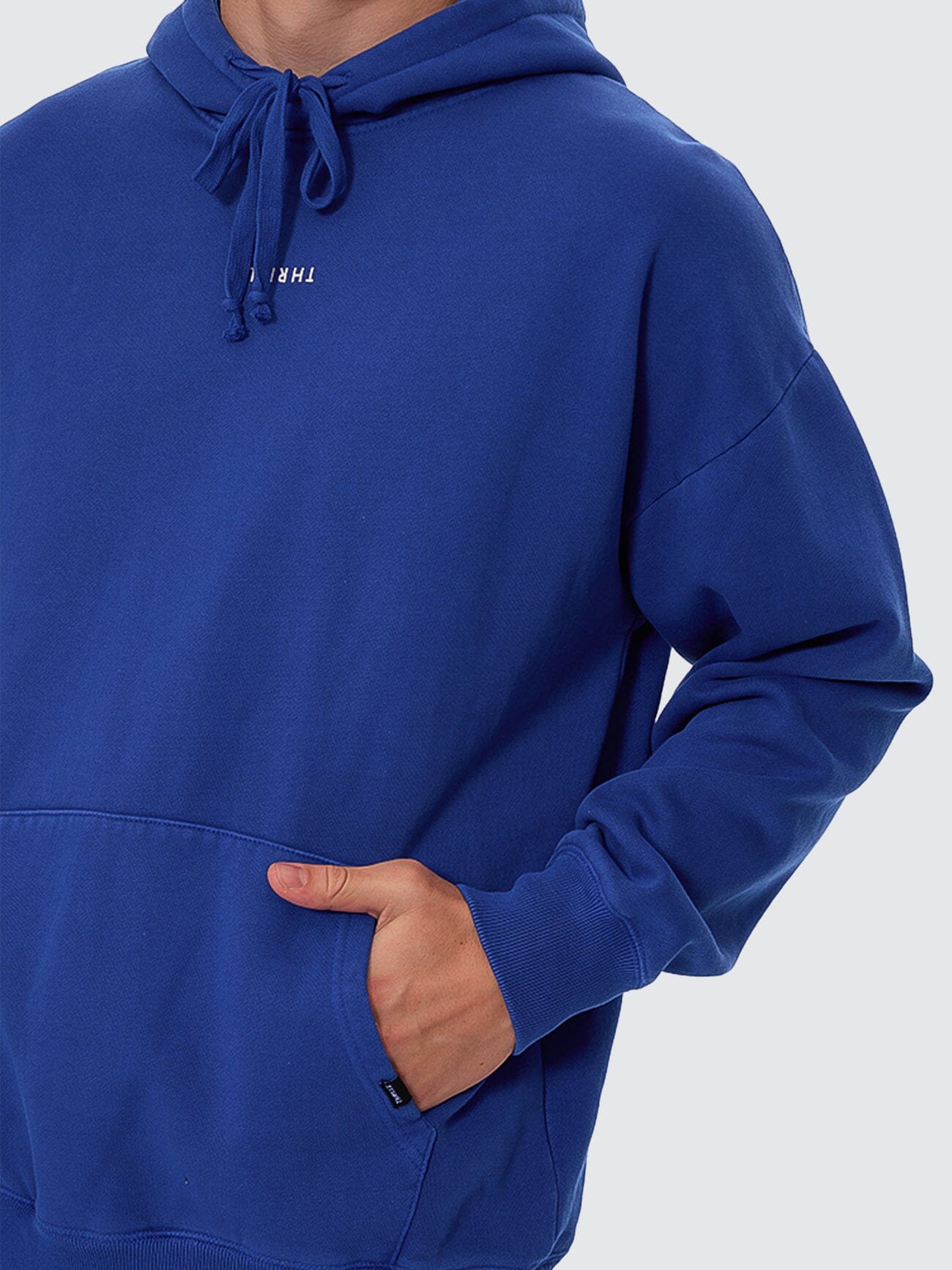 Minimal Thrills Slouch Pull On Hood - New Royal XS