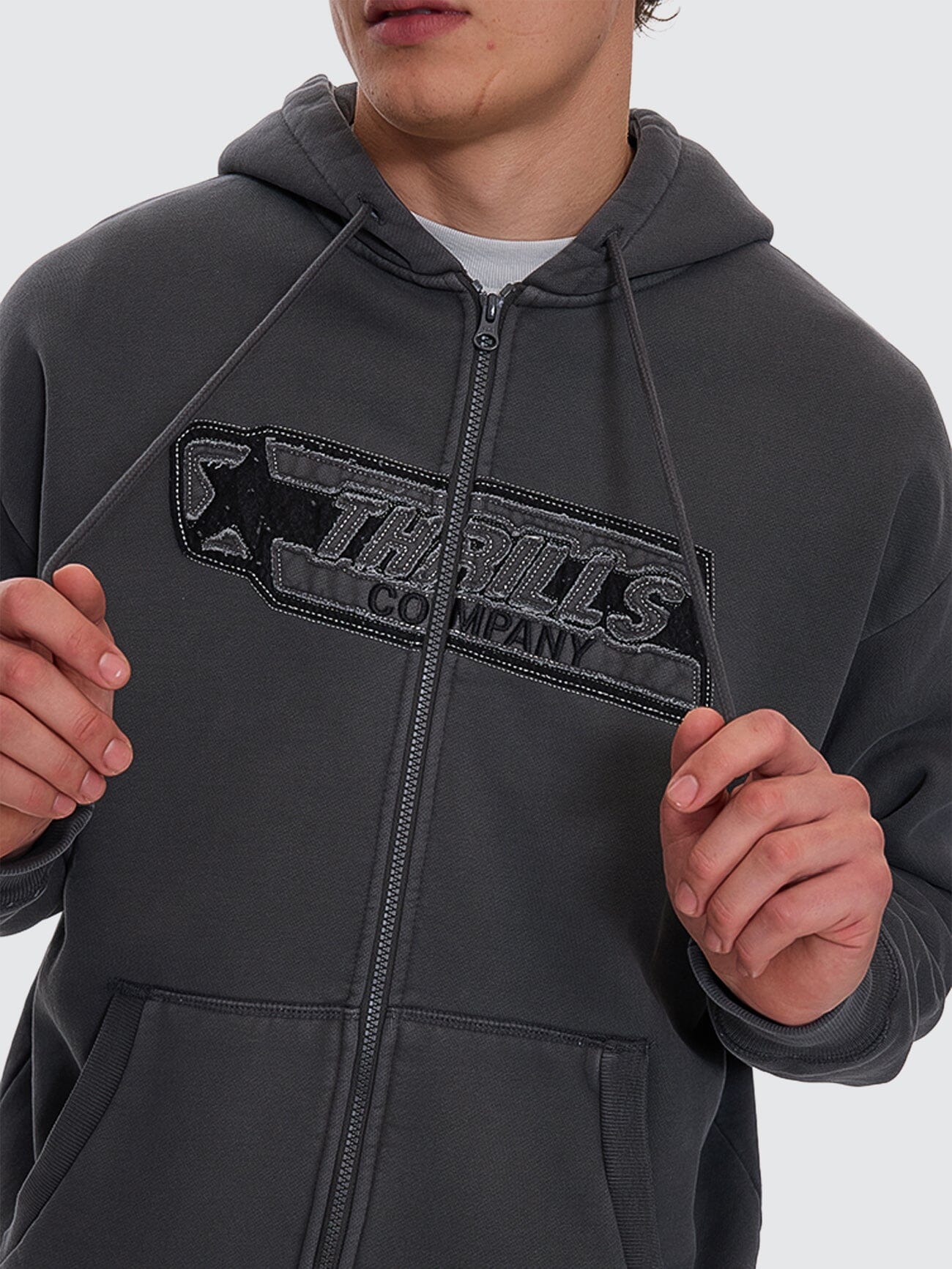 Starpower Zip Hood Fleece - Merch Black XS