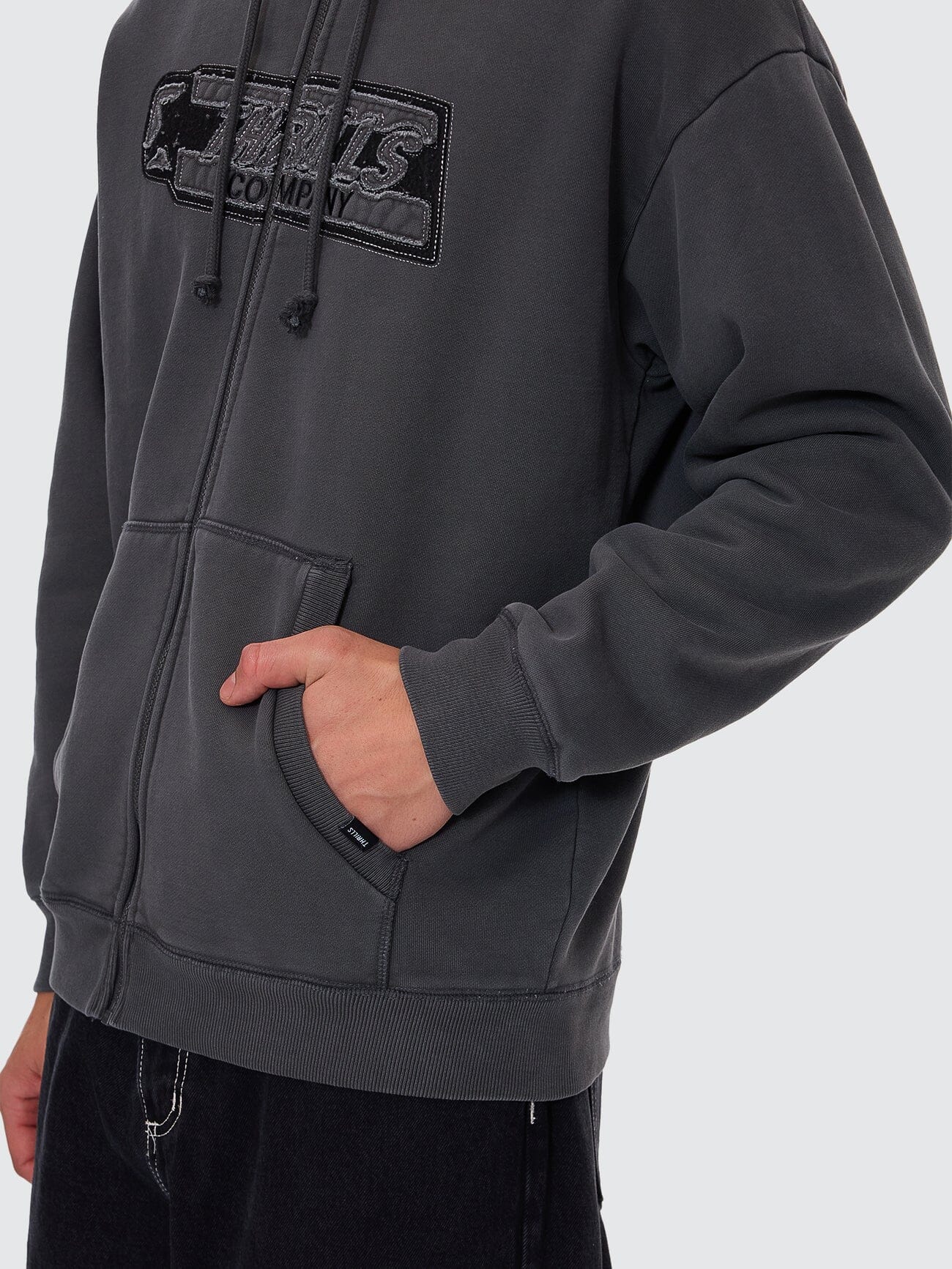 Starpower Zip Hood Fleece - Merch Black XS