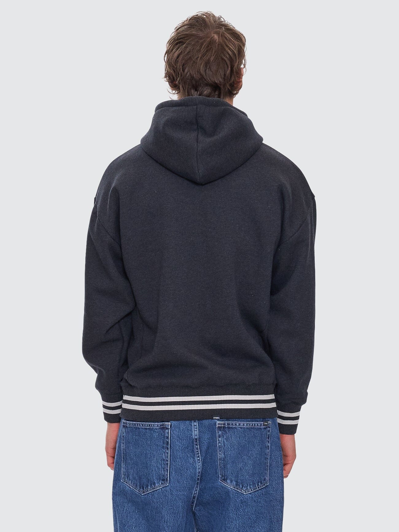 Legacy Slouch Pull On Hood - Black Marle XS