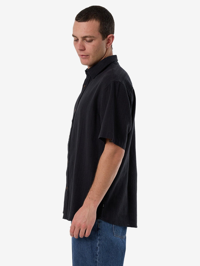 Unhinged 2.0 Short Sleeve Shirt - Washed Black XS