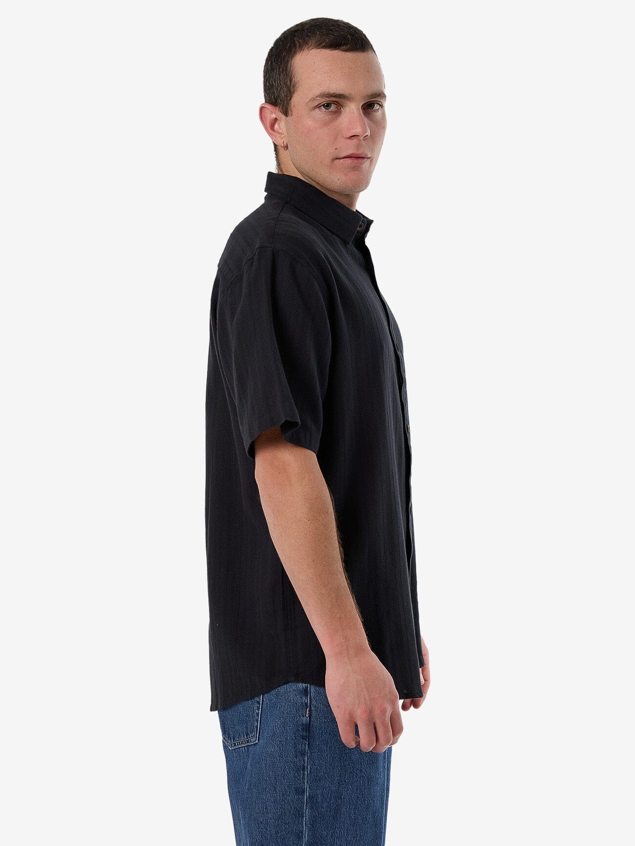 Unhinged 2.0 Short Sleeve Shirt - Washed Black XS