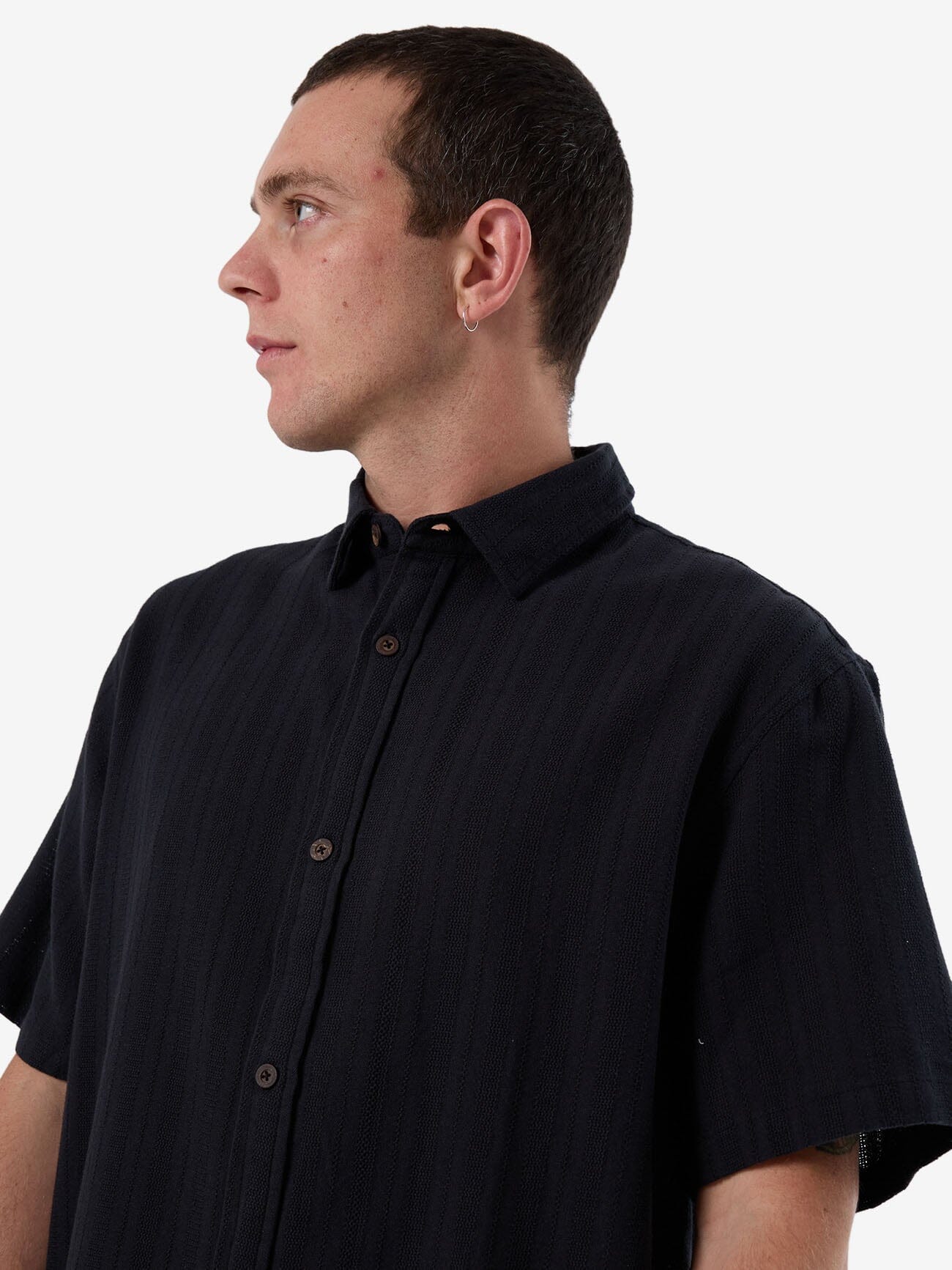 Unhinged 2.0 Short Sleeve Shirt - Washed Black XS