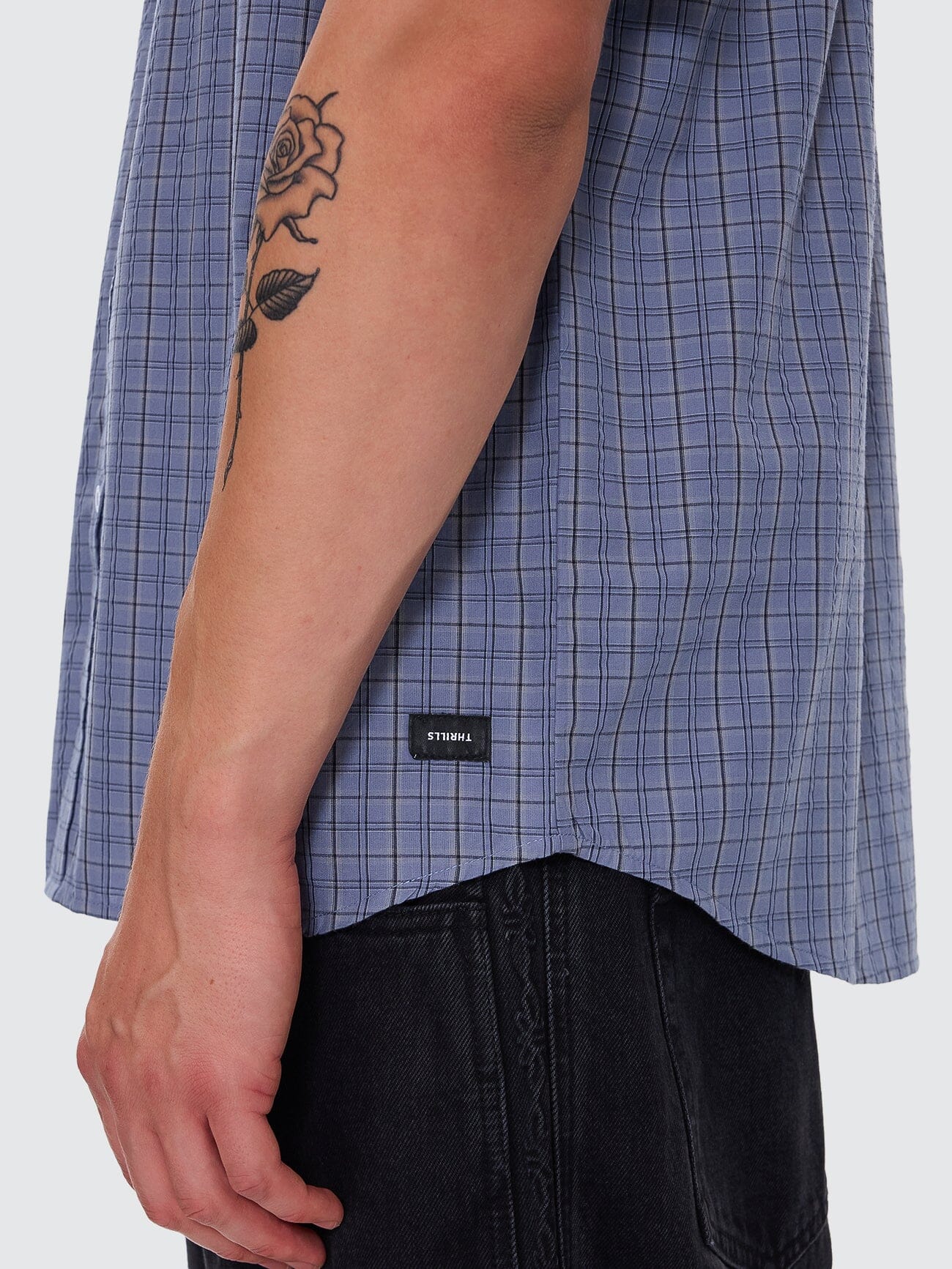 Ambient Connections Short Sleeve Shirt - Rustic Blue XS