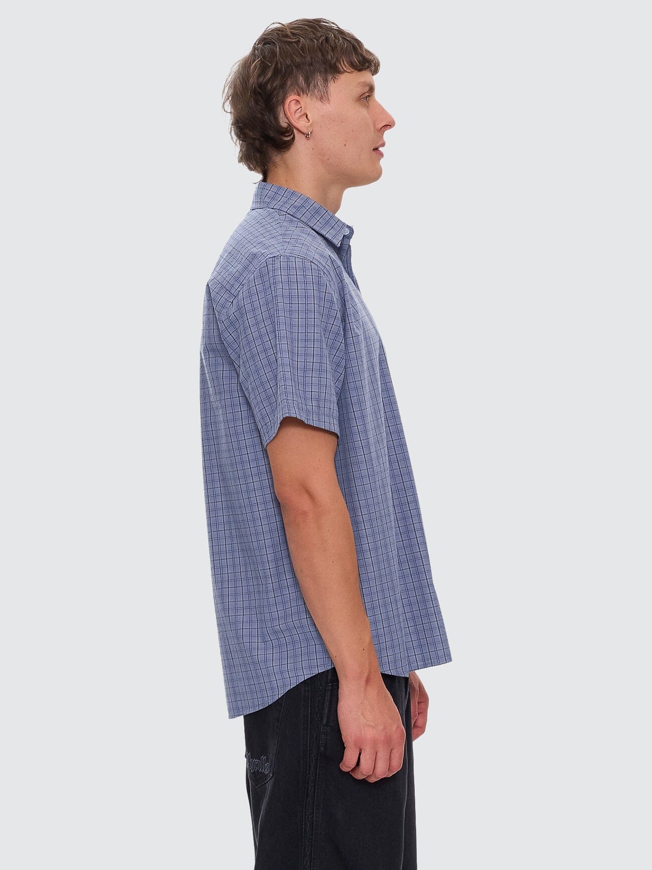 Ambient Connections Short Sleeve Shirt - Rustic Blue XS