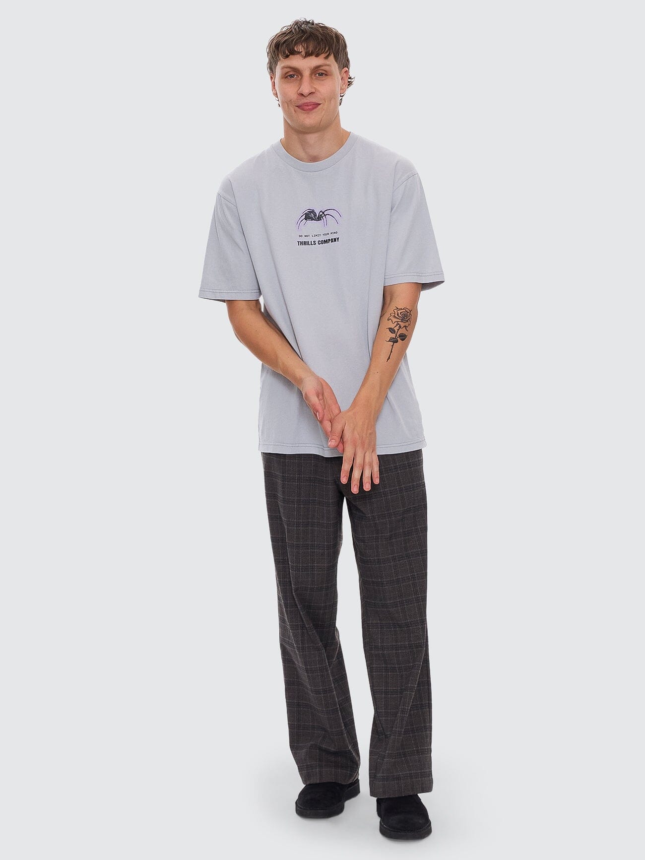 Jacob Plaid Pant - Black 26