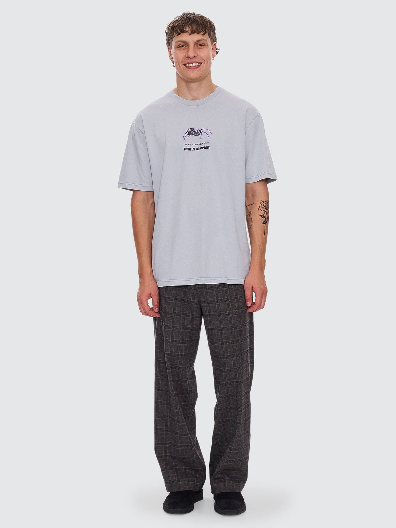 Jacob Plaid Pant - Black 26