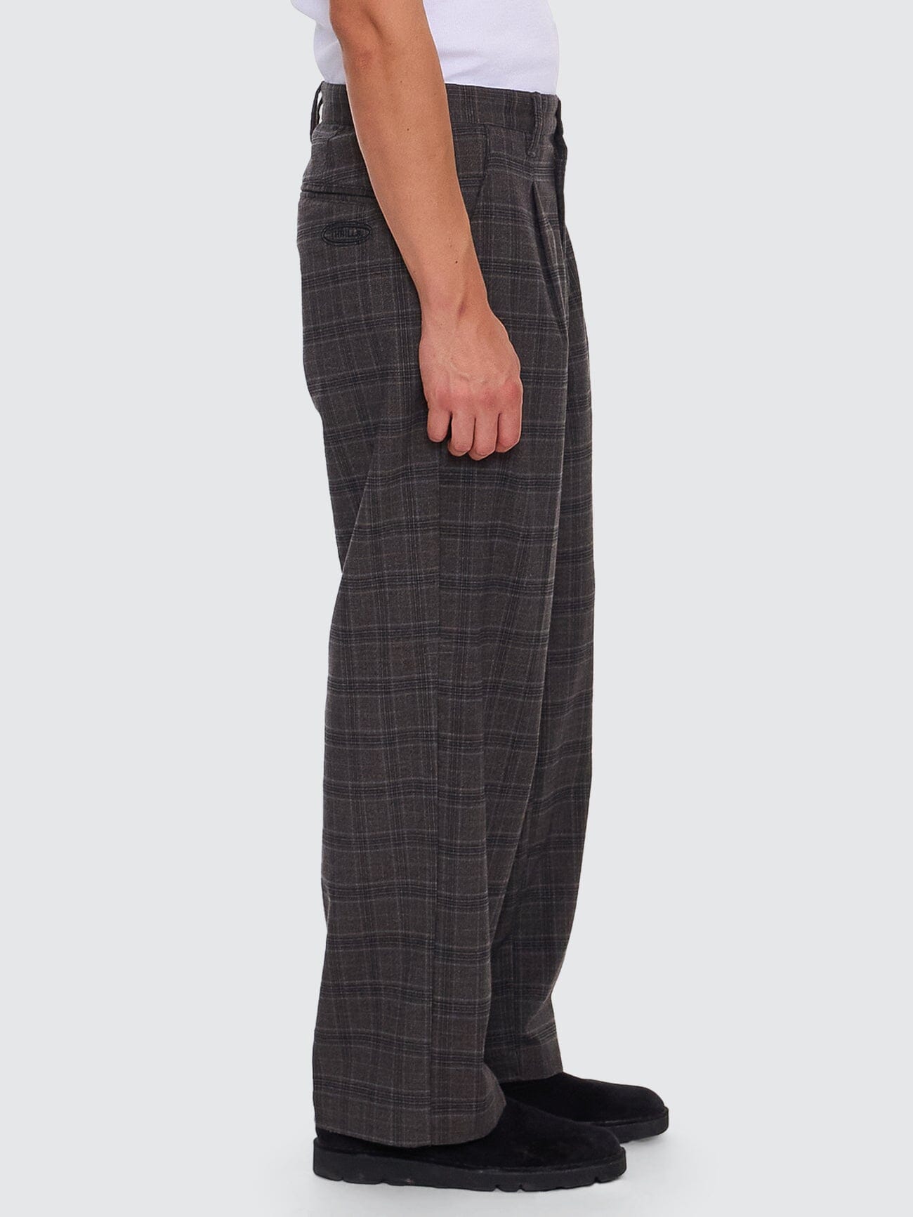 Jacob Plaid Pant - Black 26