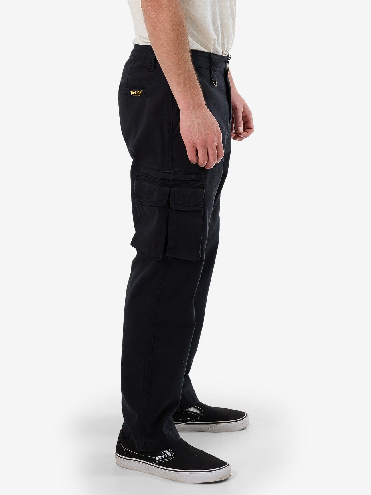 Slacker Union Cargo Pant - Washed Black 28