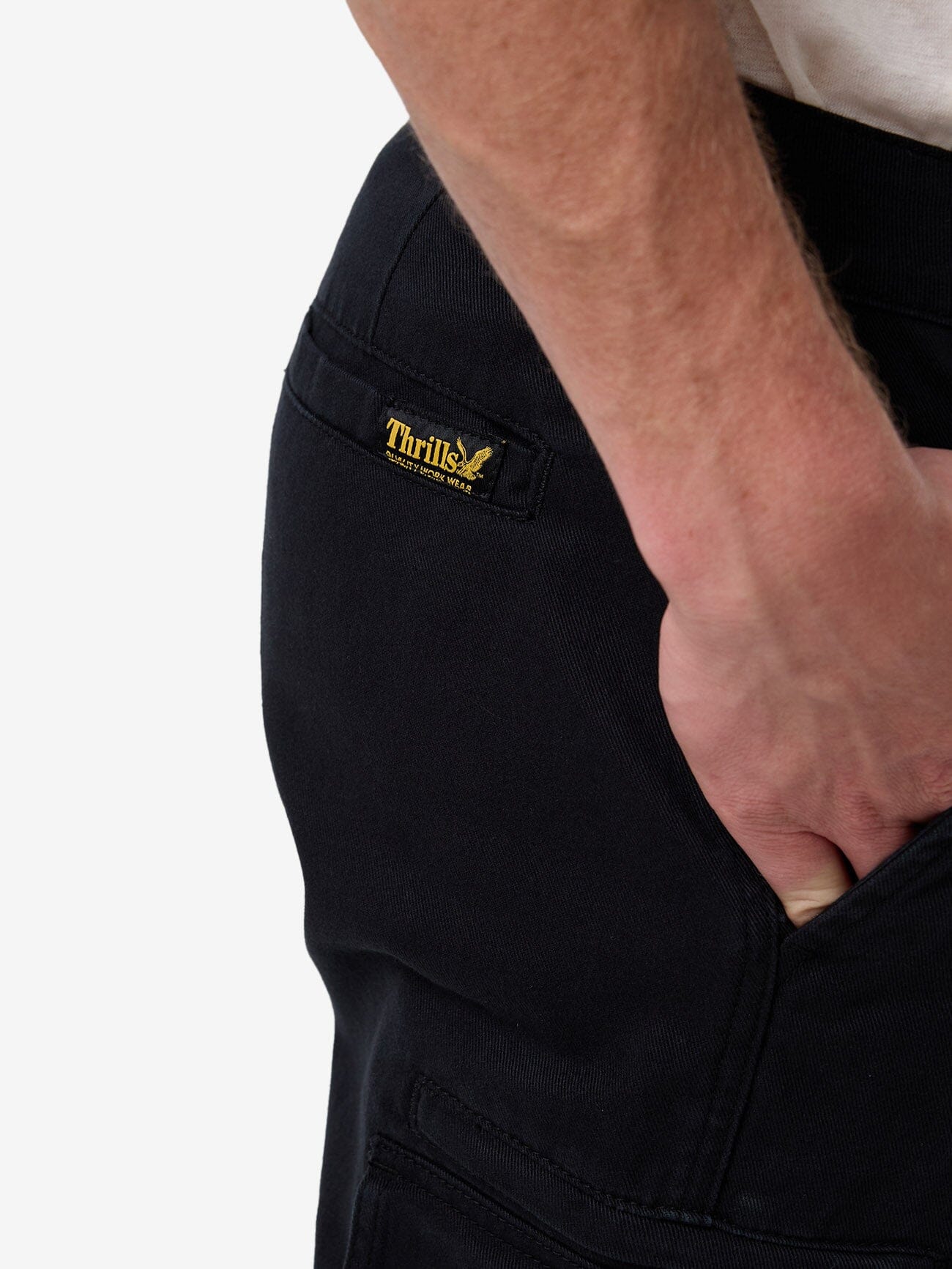 Slacker Union Cargo Pant - Washed Black 28