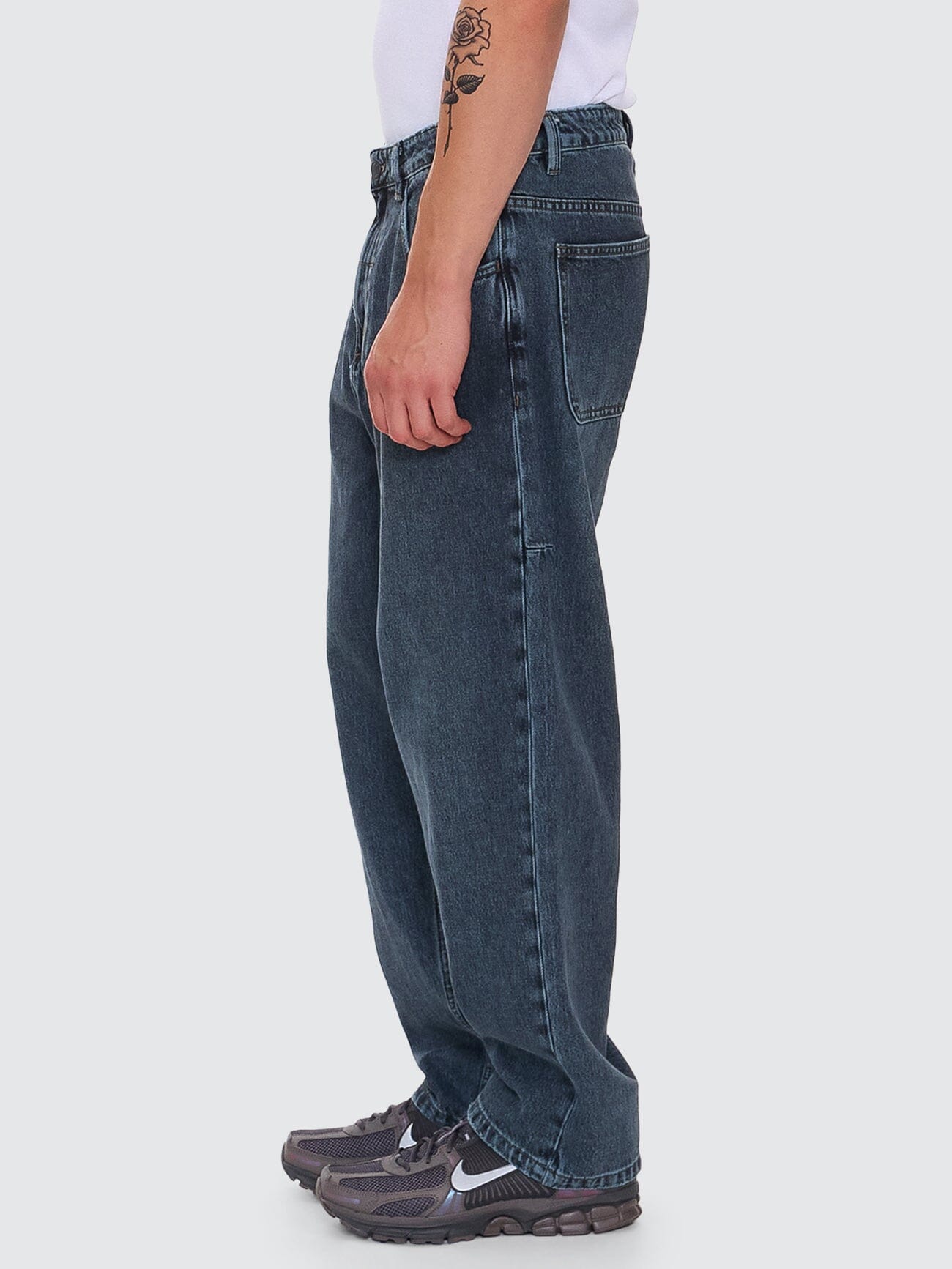 Lifted Spirits Big Slacker Baggy Denim Jean - Metal Blue 26